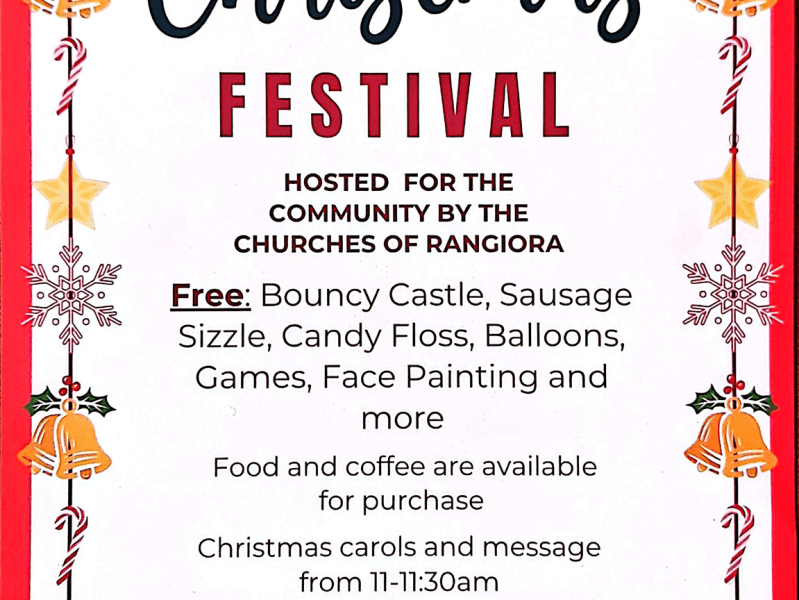 Rangiora Christmas Festival&nbsp;2025!